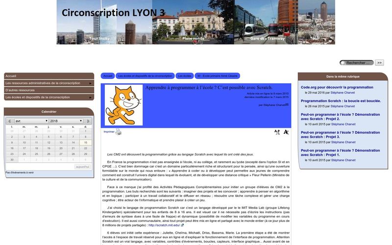 Apprendre à programmer à l'école ? C'est possible avec Scratch. - [Circonscription Lyon 3]